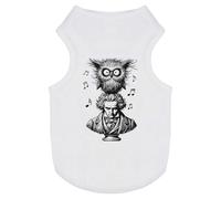 'Beethoven With Owl' Pet Dog/Cat T-Shirt (PT00145426)