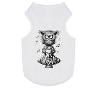 'Beethoven With Owl' Pet Dog/Cat T-Shirt (PT00145427)