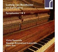 Beethoven / Yannoula - Symphonies 1 & 5 for Piano Duet (Arr. Czerny) [New CD]