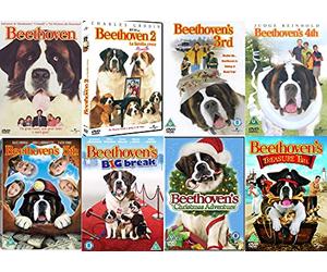 Beethoven's Complete Collection DVD - Beethoven, Beethoven's ,2,3rd,4th,5th, Beethoven's Big Break, Beethoven's Christmas Adventure, Beethoven's Treasure Tail DVD
