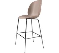 Beetle Bar Stool 75 Conic Base Black Chrome/ Sweet Pink