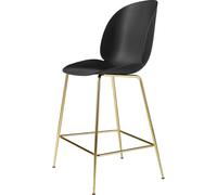 Beetle Bar Stool H65 Brass Semi Matt/ Black