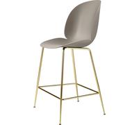 Beetle Bar Stool H65 Brass Semi Matt/New Beige