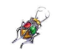 Beetle Brooch, Insect Pin Jewellery for Women in Jewelled Colours