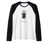 Beetle Cape Stag Beetle Raglan Baseball Tee