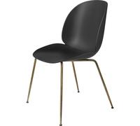 Beetle Dining Chair Conic Base Antique Brass/ Black