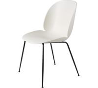 Beetle Dining Chair Conic Base Matt Black/ Alabaster White
