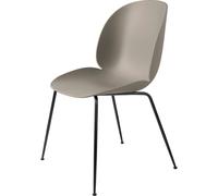 Beetle Dining Chair Conic Base Matt Black/ New Beige