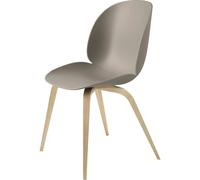 Beetle Dining Chair Wooden Base Oak Semi Matt/ New Beige
