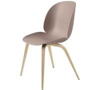 Beetle Dining Chair Wooden Base Oak Semi Matt/ Sweet Pink