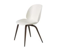Beetle Dining Chair Wooden Base Smoked Oak Matt/Alabaster White