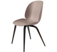 Beetle Dining Chair Wooden Base Smoked Oak Matt/Sweet Pink