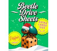 Beetle Drive Sheets Christmas Edition: Draw Santa and Create Unforgettable Moments with Family and Friends - Extra Large 8.5 x 11 Score Sheets (The Dice Scorekeeping Series)