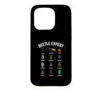Beetle Expert Stag Hercules Scarab Tiger Insect Chart Case for iPhone 15 Pro
