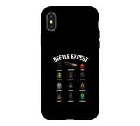 Beetle Expert Stag Hercules Scarab Tiger Insect Chart Case for iPhone X/XS
