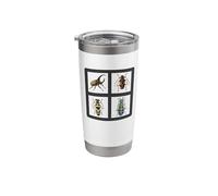 Beetle Illustration Collection Beautiful Beetles Stainless Steel Insulated Tumbler