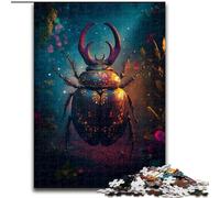 Beetle Jigsaw Puzzles 1000 Pieces for Adults Teens, Educational Games Home Decoration Deal As Gifts for The Whole Family (50x75cm)