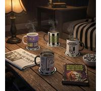 Beetlejuice 4x Mugs & Coasters Bundle