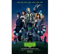 Beetlejuice Beetlejuice Movie Poster 2024 (A4)