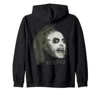 Beetlejuice Betelgeuse Large Face Zip Hoodie