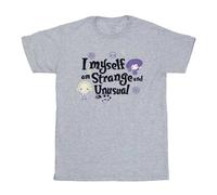 Beetlejuice Boy's I Myself Am Strange & Unusual T-Shirt in Grey | Size: 9 Years Beetlejuice Grey 9 Years