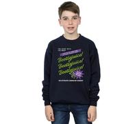 Beetlejuice Boy's Make My Millenium Sweatshirt in Navy | Size: 5-6 Years Beetlejuice Navy 5-6 Years