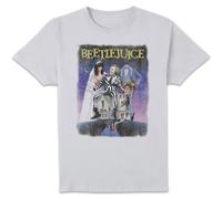 Beetlejuice Distressed Poster T-Shirt - White - L