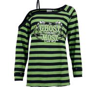 Beetlejuice Ghost With The Most Long-sleeve Shirt green black L