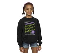 Beetlejuice Girl's Make My Millenium Sweatshirt in Black | Size: 12-13 Years Beetlejuice Black 12-13 Years
