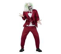 Beetlejuice Groom Costume Adults Halloween Fancy Dress Mens Movie