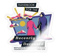 Beetlejuice Handbook for The Recently Deceased Sticker Size S (10 x 10 cm)