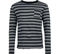Beetlejuice It's Show Time! Long-sleeve Shirt grey black L