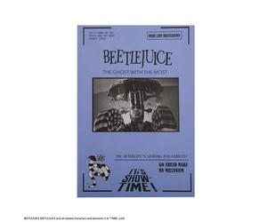 Beetlejuice It's Show Time Notebook | Acotis