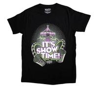 Beetlejuice It's Showtime Carousel Unisex Adult T-Shirt, Black, M