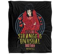Beetlejuice Lets Be Strange And Unusual Together Blanket Multicoloured (152Cm X 127Cm)