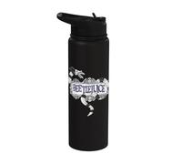Beetlejuice Logo Stainless Steel Insulated Water Bottle