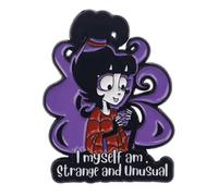Beetlejuice Lydia I Myself Am Strange and Unusual Ghost with the Most Animated Series Cartoon TV Show 1.4" Enamel Pin Badge