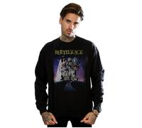 Beetlejuice Men's Distressed Poster Sweatshirt in Black | Size: 3XL Beetlejuice Black 3XL