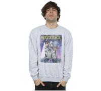 Beetlejuice Men's Distressed Poster Sweatshirt in Grey | Size: Small Beetlejuice Grey S