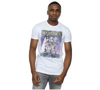 Beetlejuice Men's Distressed Poster T-Shirt in White | Size: 2XL Beetlejuice White 2XL