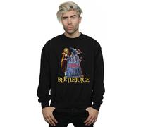 Beetlejuice Men's Here Lies Sweatshirt in Black | Size: 5XL Beetlejuice Black 5XL