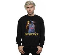 Beetlejuice Men's Here Lies Sweatshirt in Black | Size: XL Beetlejuice Black XL