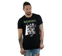 Beetlejuice Men's Mono Poster T-Shirt Medium Black