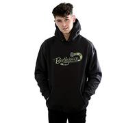 Beetlejuice Men's Sandworm Alt Logo Hoodie Black XX-Large