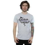 Beetlejuice Men's Sandworm Logo T-Shirt in Grey | Size: Small Beetlejuice Grey S