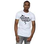 Beetlejuice Men's Sandworm Logo T-Shirt in White | Size: Medium Beetlejuice White M