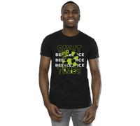 Beetlejuice Men's Say It 3 Times Cotton T-Shirt in Black | Size: Small Beetlejuice Black S