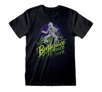 Beetlejuice Men's Triple B T-Shirt in Black | Size: 4XL Beetlejuice Black 4XL