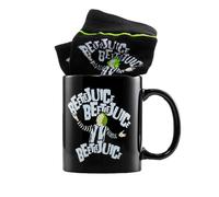 Beetlejuice Mug and Sock Set6 UK-11 UK Black/White TA13146