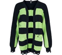 Beetlejuice Never trust the Living Cardigan green black XL